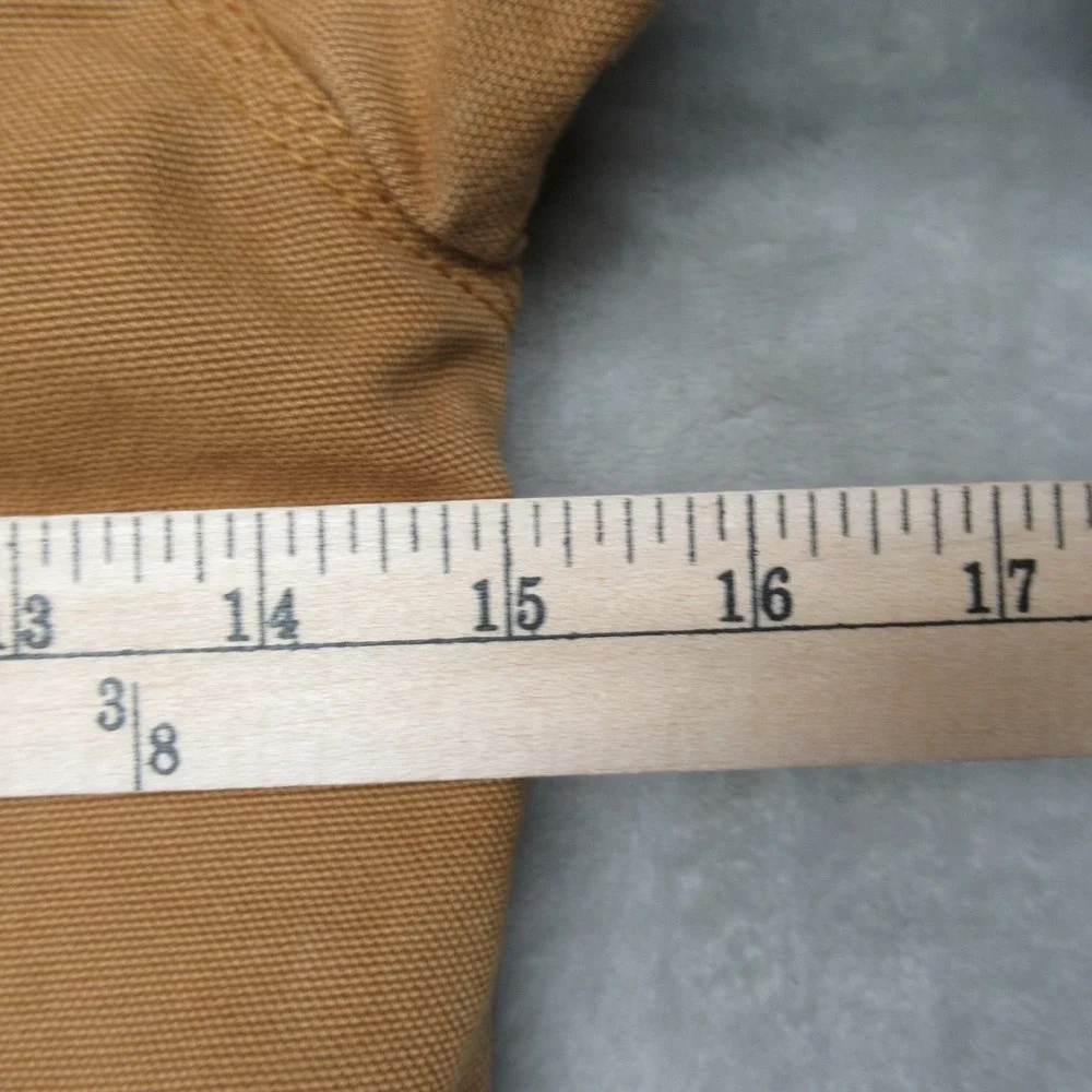 Carhartt Jacket Kids XXS Brown Canvas Hood Insulated Outdoor‎ Winter WARM Canvas